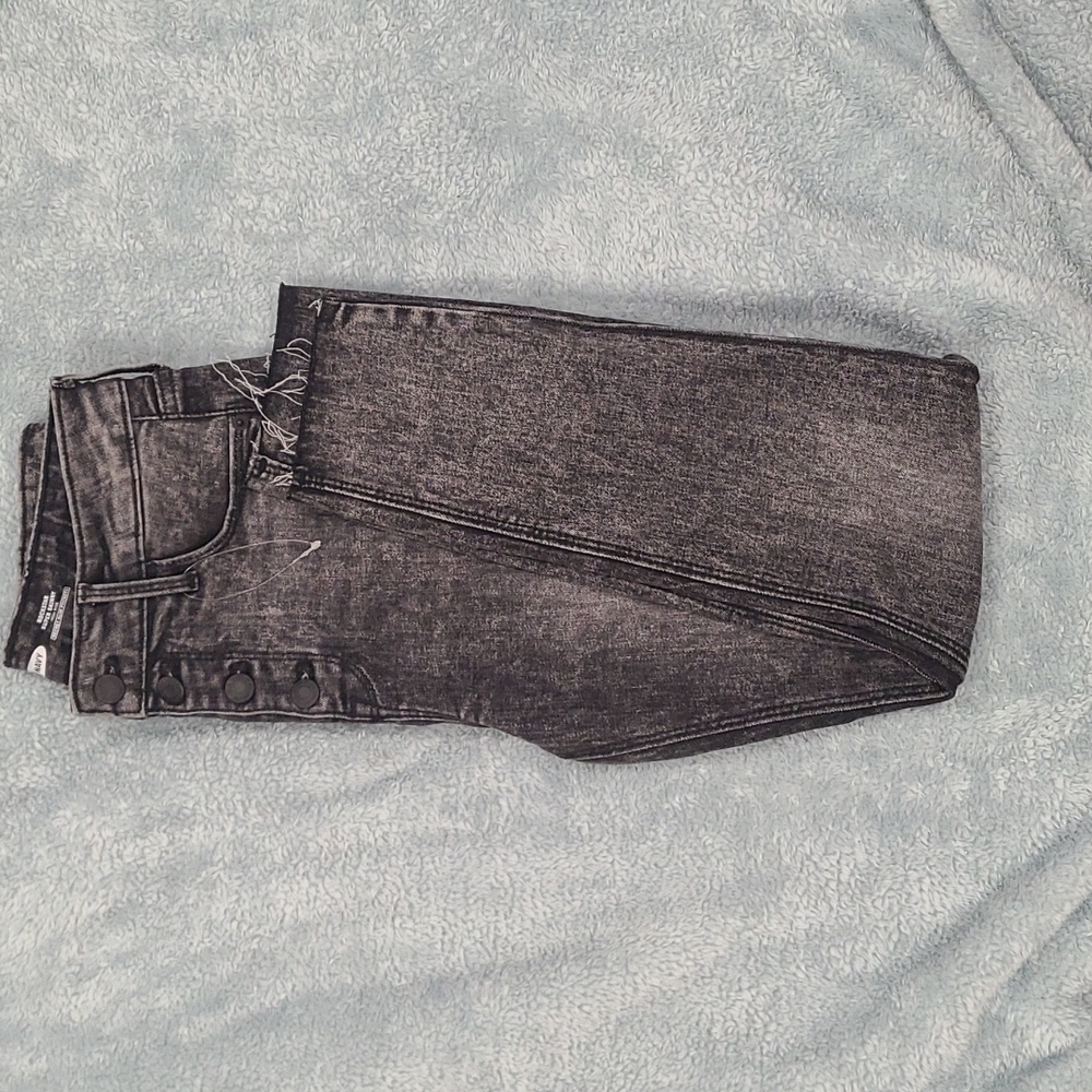 High Rise Grey Skinny Jeans Size 4
